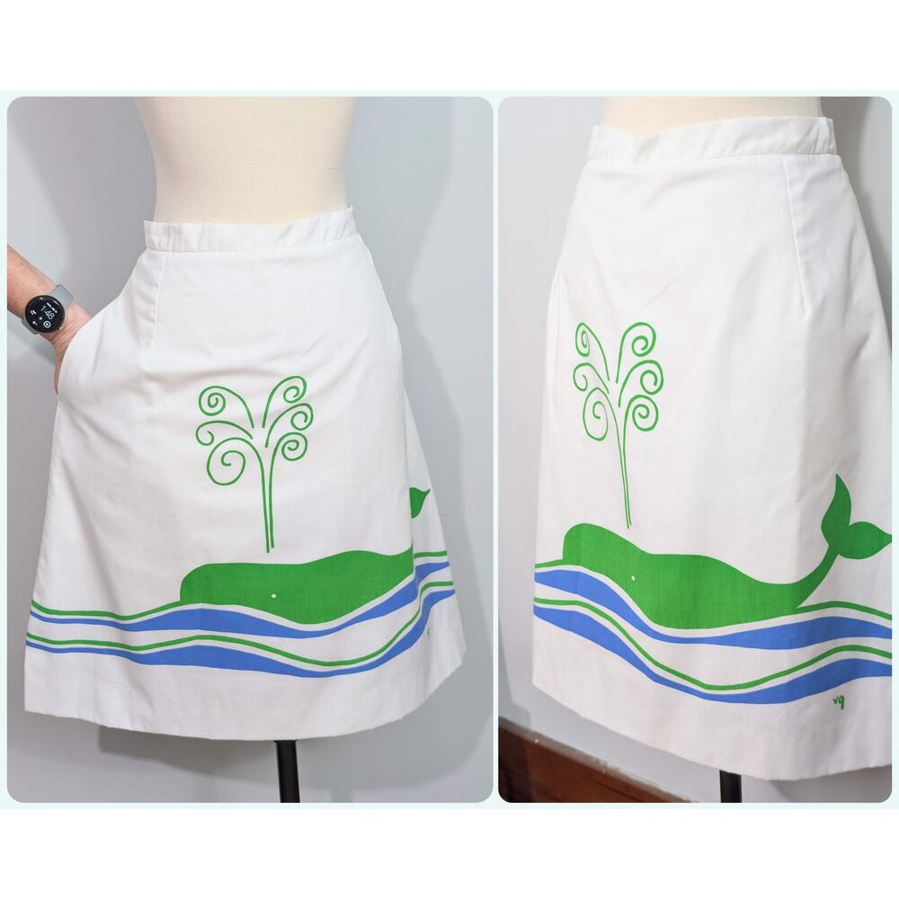 Vested Gentress Whale Print Skirt